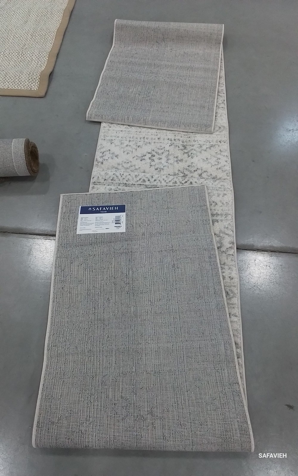 IVORY / GREY 2′-0″ x 13′-0″ Flaw in Rug, Reduced Price 1172797059 TUL272A-213
