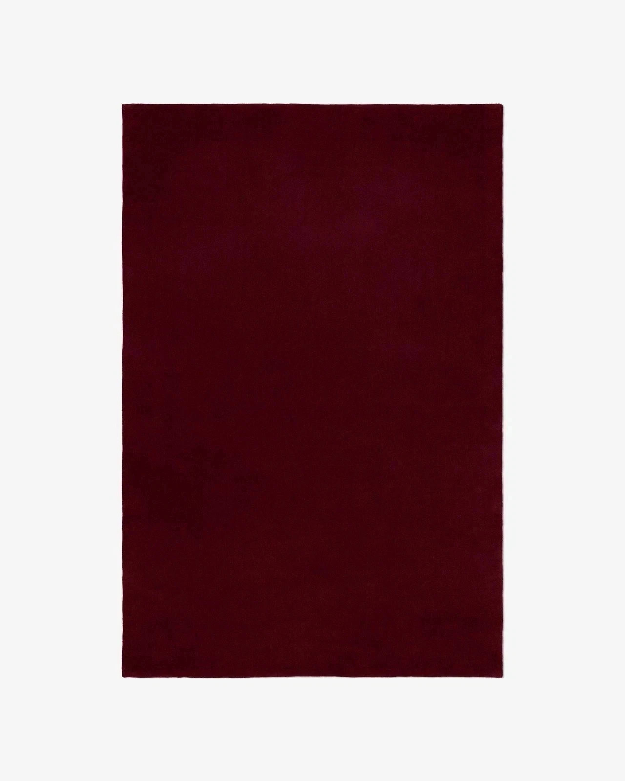 Hand-Tufted Wool Rug Nordic Knots Grand Deep Wine Rug Handmade Area Rugs