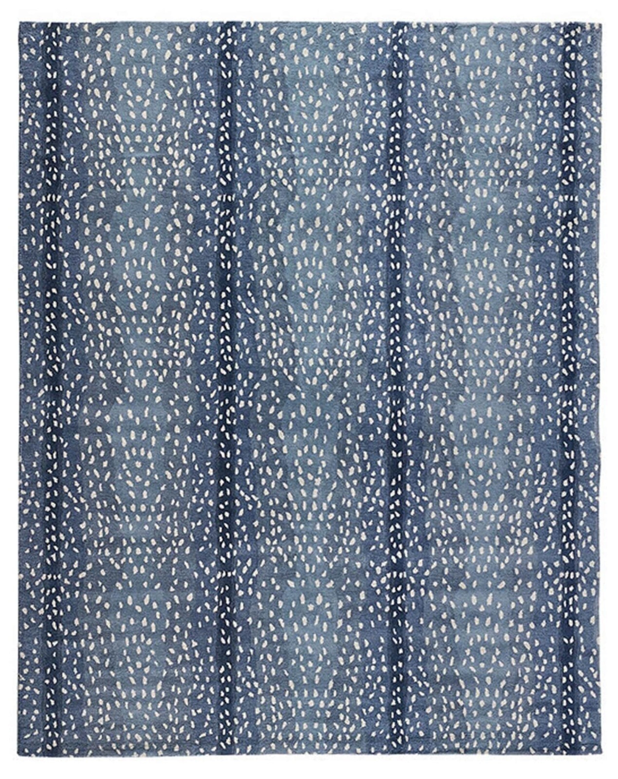 Antelope BD Blue Traditional Handmade Tufted 100% Wool Area Rugs & Carpets Home