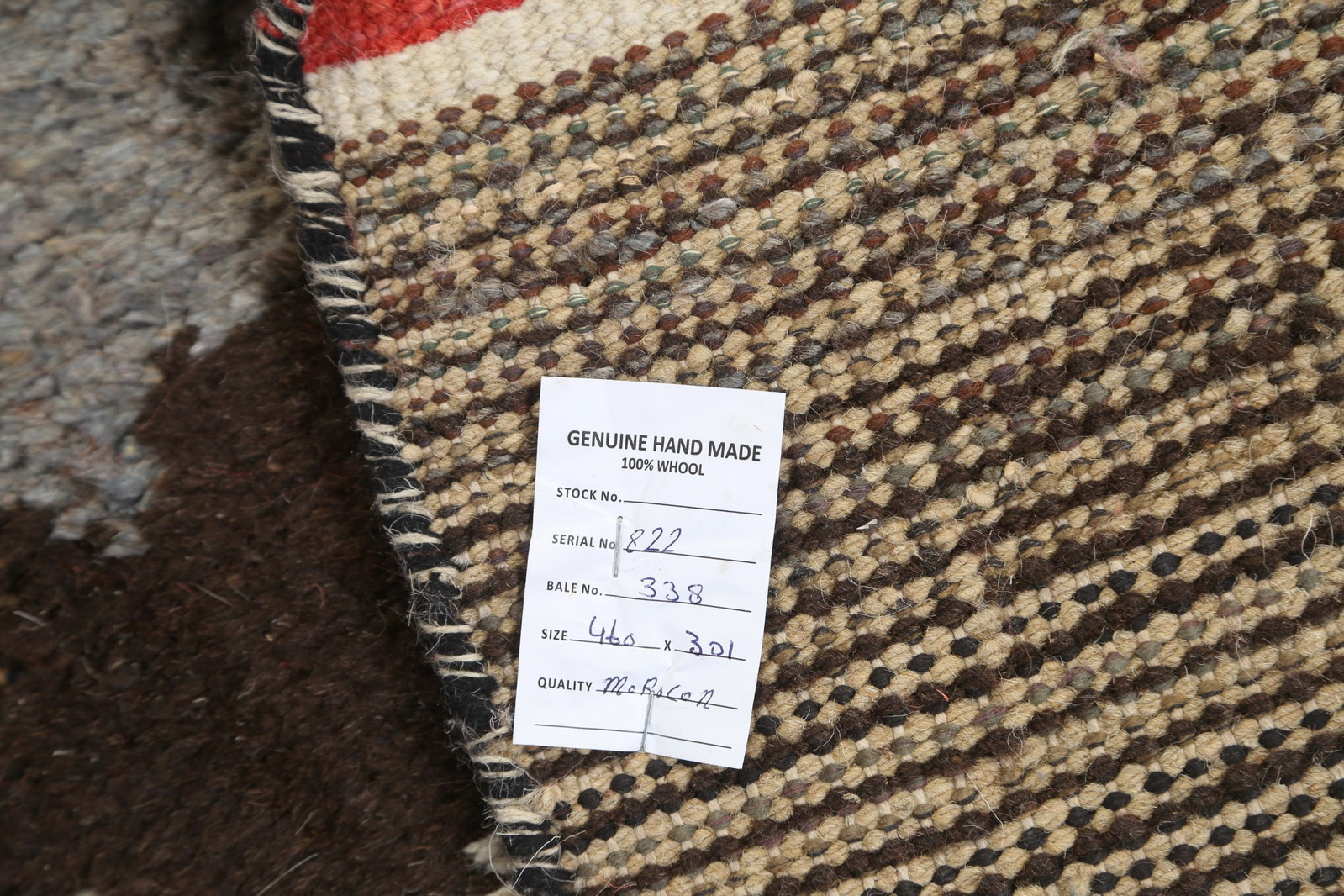 Multicolor Handmade Moroccan Rug 10×15 Ft Modern Living Room Large Wool Carpet
