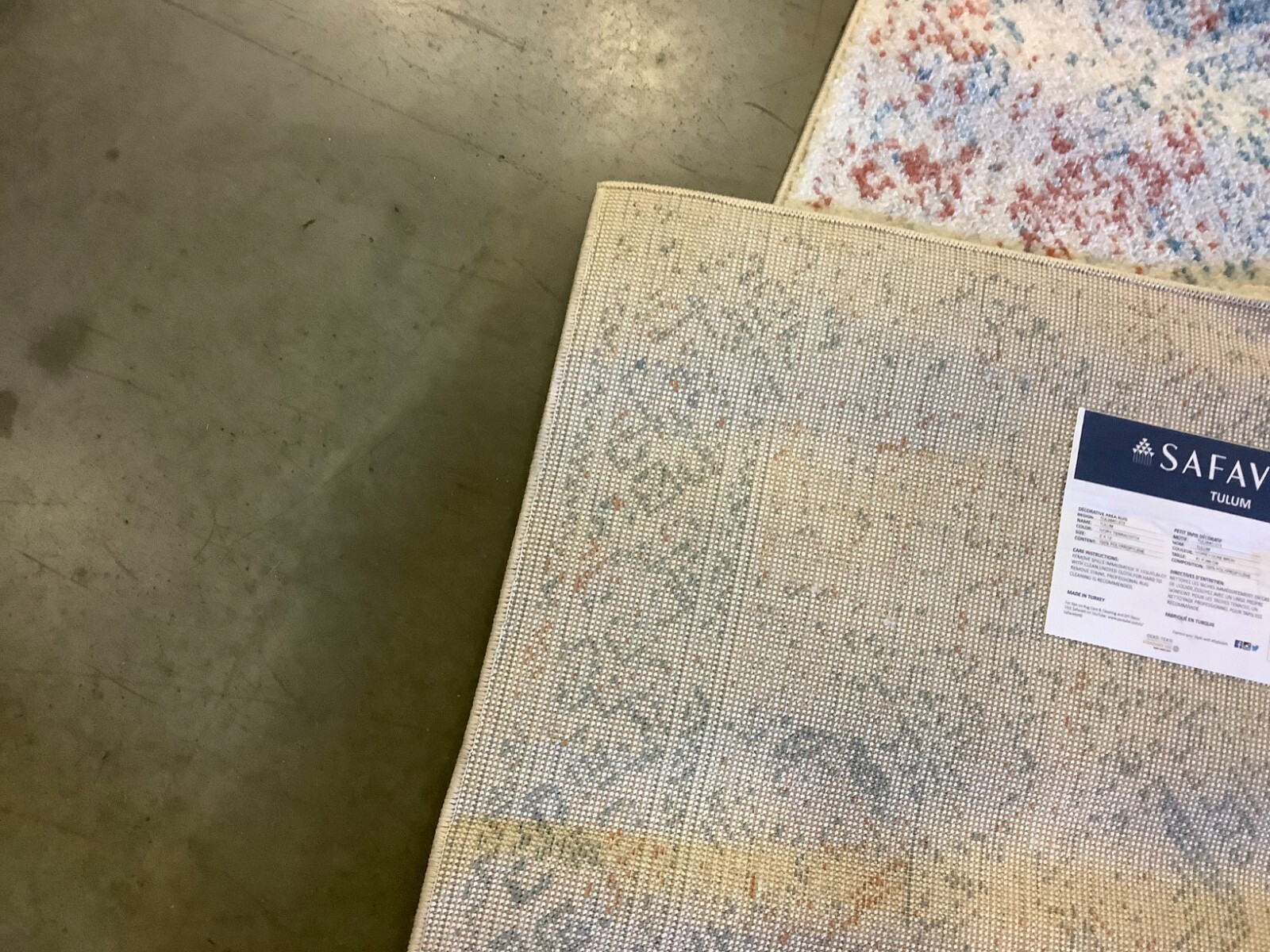 IVORY / TERRACOT 2′-0″ x 13′-0″ Flaw in Rug Reduced Price 1172675092 TUL264C-213