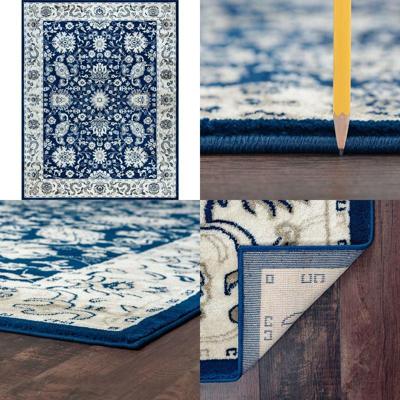 Generation Navy 8 ft. 9 in. x 12 ft. 3 in. Indoor Area Rug