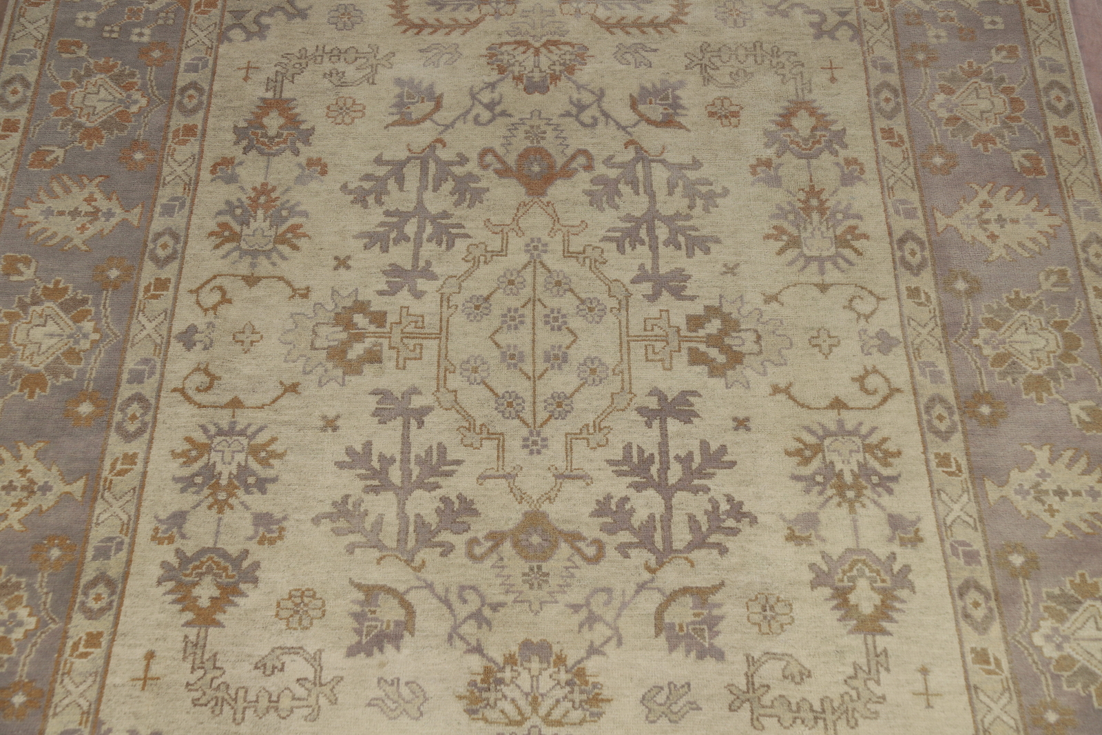 Luxurious Handcrafted Indian Living Room Rug Thick Plush 9×12 ft