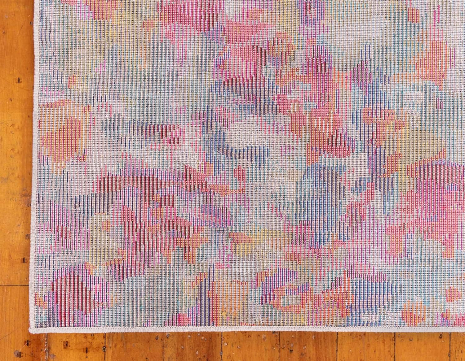 Colorful Abstract Area Rug for Modern Home – 6′ x 9