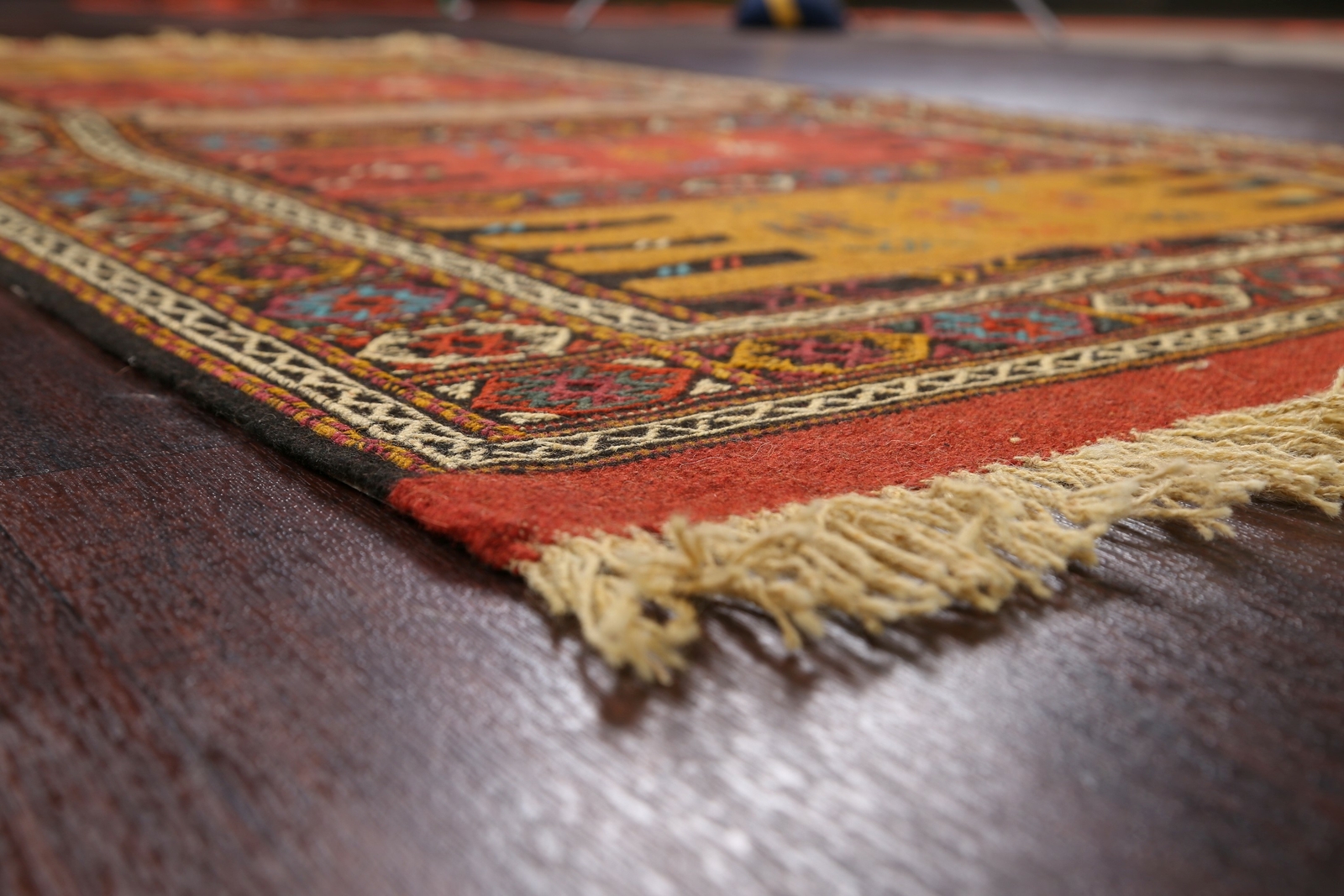 Tribal Geometric Hand-woven Sumak Kilim Area Rug Home Decor Oriental Carpet 3×6