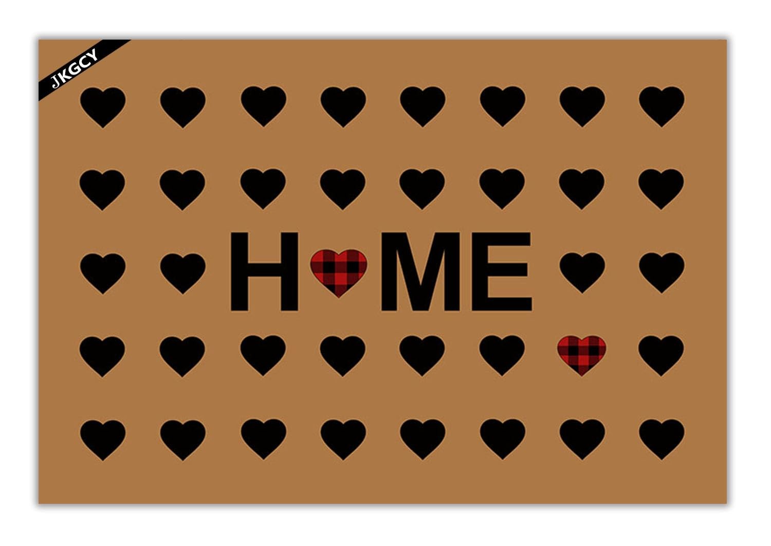23.6″x15.7″ Love Heart Home Welcome Doormat Non-Slip Floor Mat for Valentine
