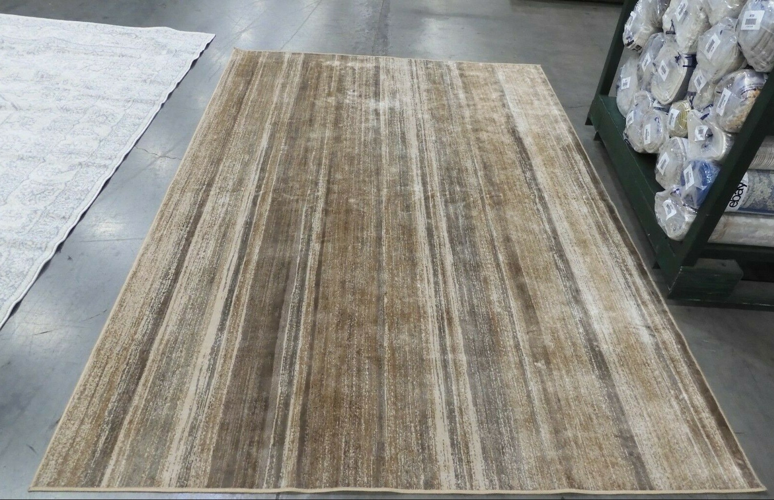 CARAMEL 6′-7″ X 9′-2″ Back Stain Rug, Reduced Price 1172612563 VTG172-3550-6