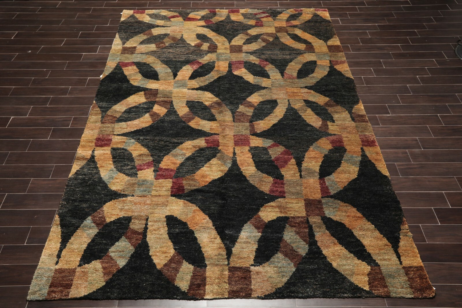 8′ x 10′ Hand Knotted 100% Jute Thick Pile Oriental Area Rug Modern Charcoal