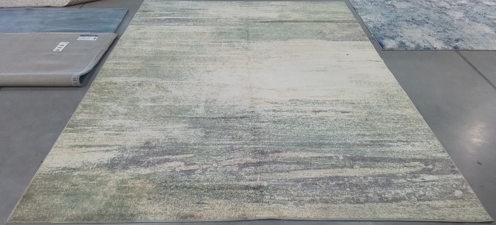 IVORY / SAGE 9′-0″ x 12′-0″ Back Stain Rug, Reduced Price 1172773695 ADR112W-9
