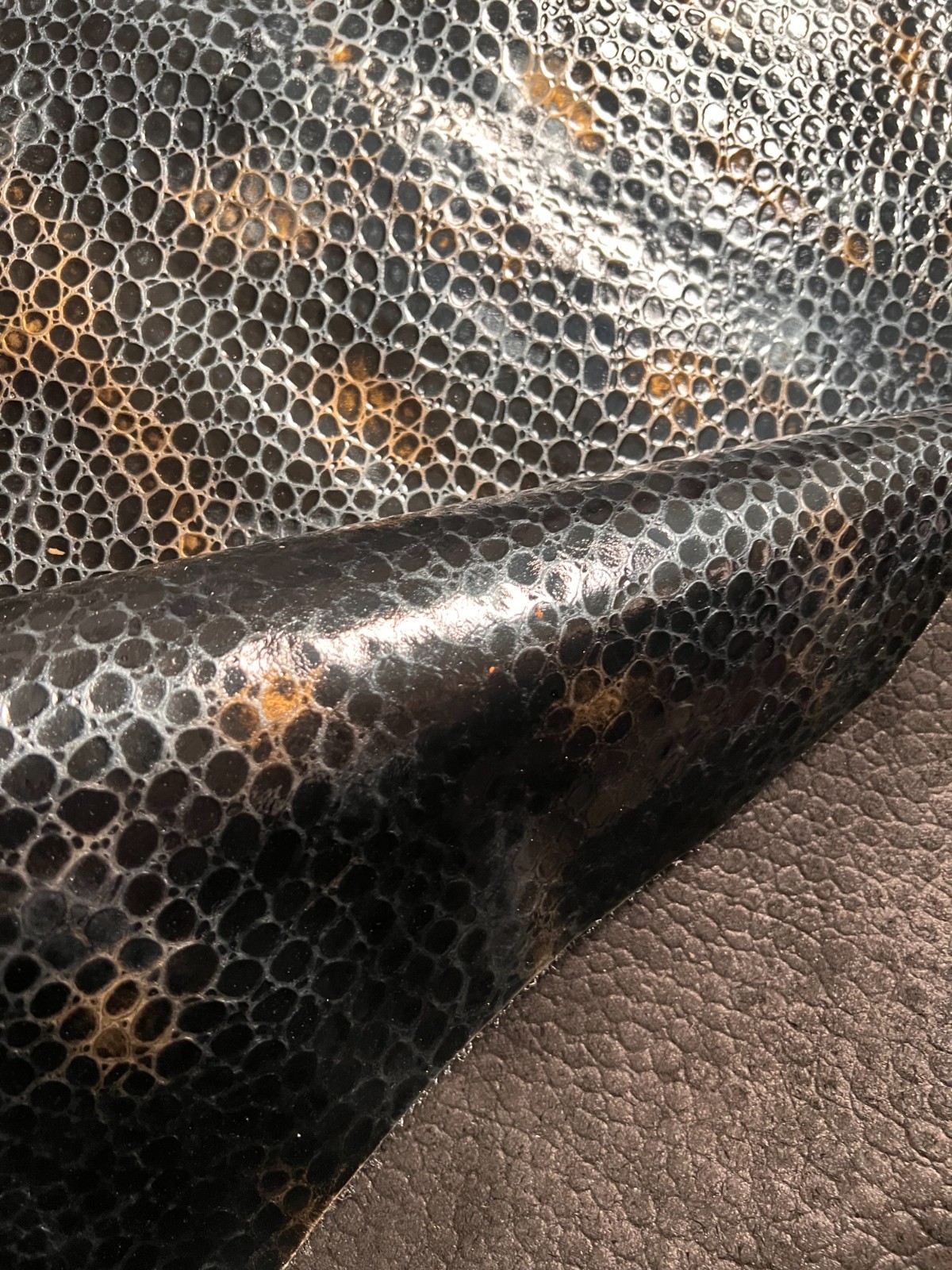 100% CALFSKIN LEATHER GARMENT HIDE SKIN 286226 PRINTED