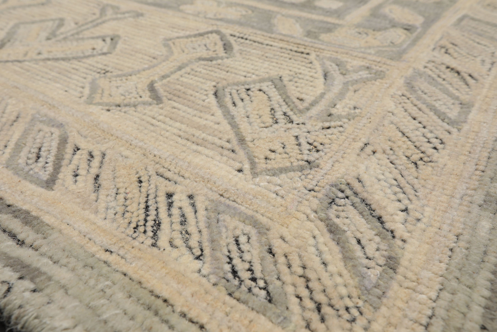 Multi Size Celadon Hand Tufted Traditional Medallion Wool Area Rug