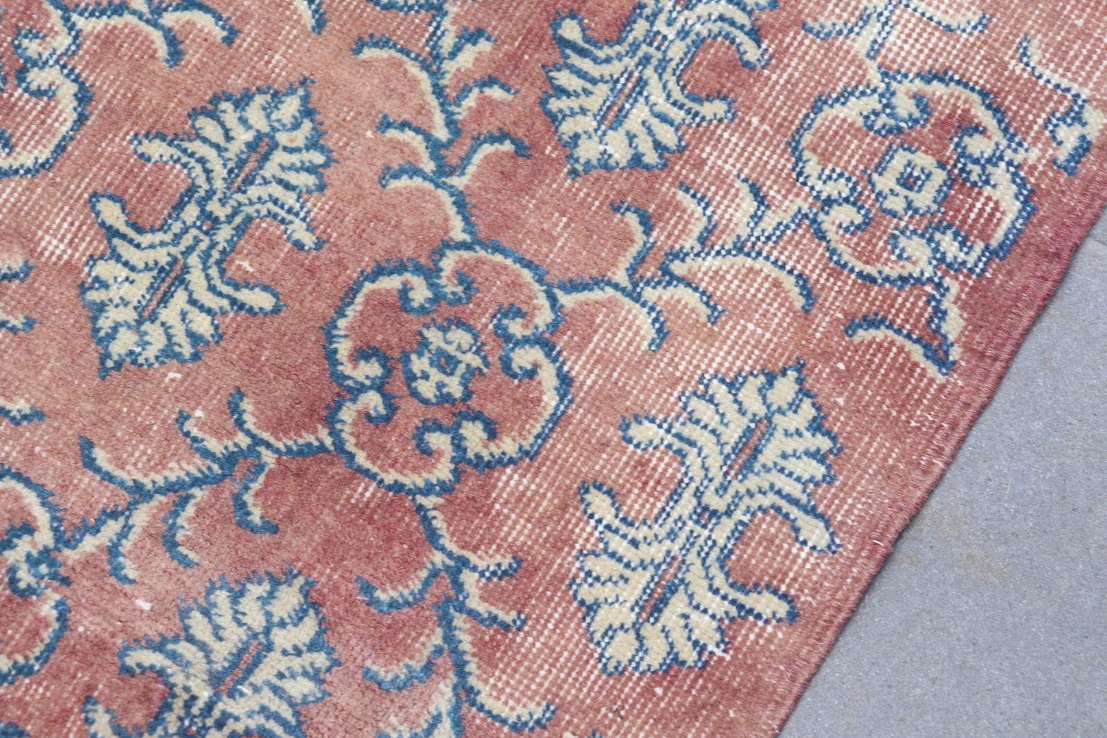 Turkish Large Rug 5,2×8,6 ft (160×263 cm), Vintage Red Oriental Wool Rug