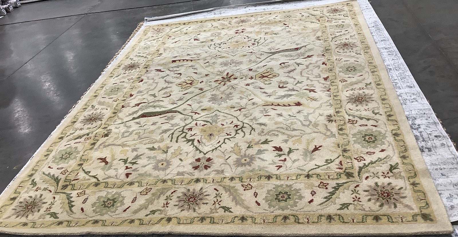 IVORY 8′-3″ x 11′-0″ Back Stain Rug, Reduced Price 1172684428 AT14A-9