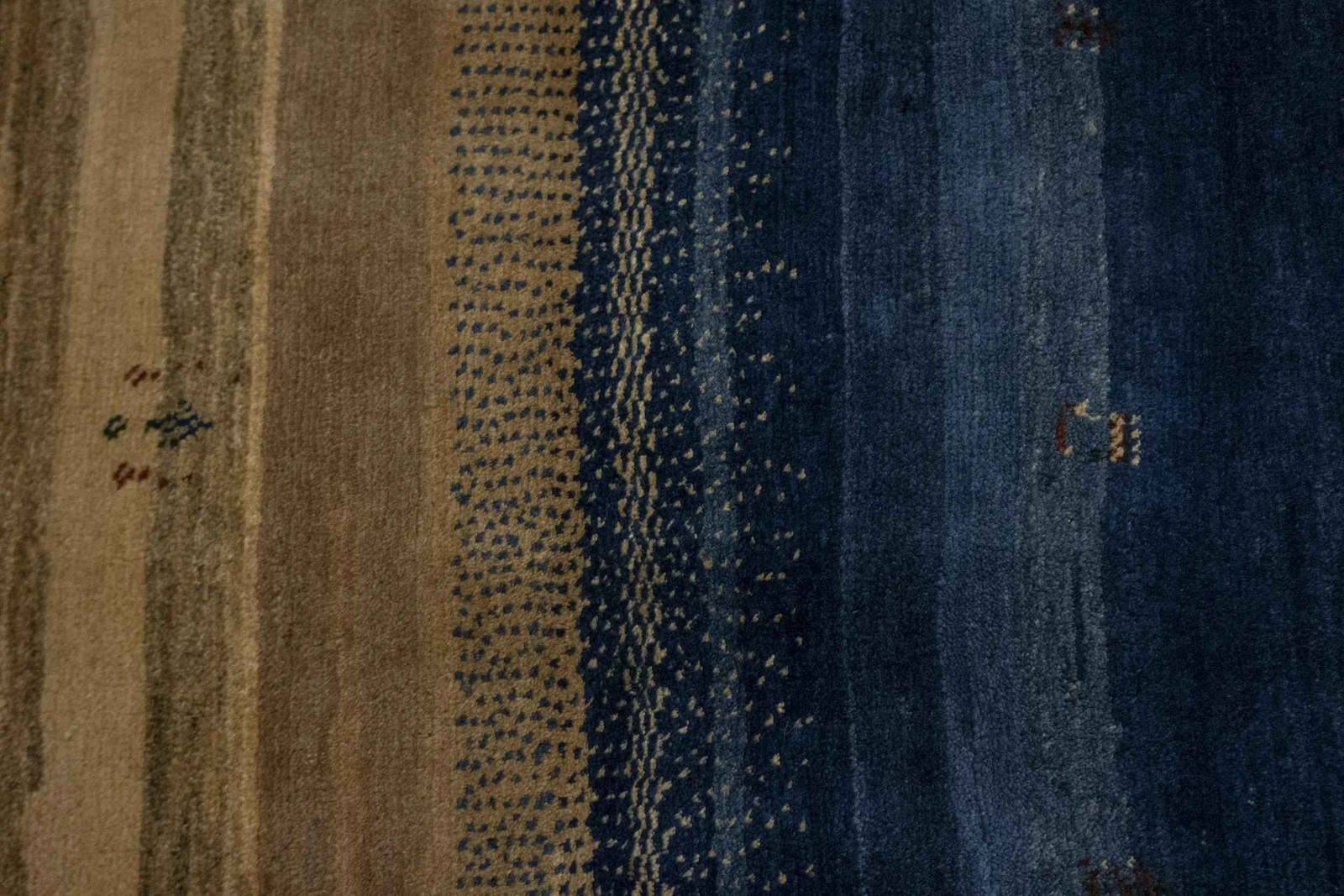 Multicolor Plush Modern Tribal Gabbeh Area Rug Oriental Bedroom Carpet 5X6 ft