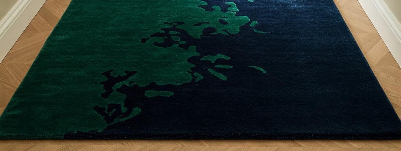 “Midnight Tides” RECTANGULAR SHAPE RUGS FOR LIVING AND BEDROOMS