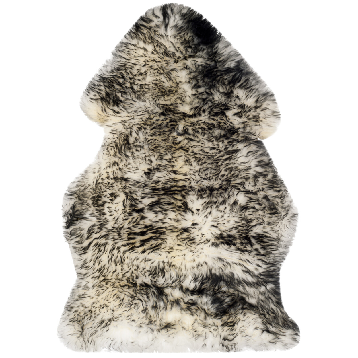 SAFAVIEH Sheep Skin SHS121G Ivory / Dark Charcoal Rug