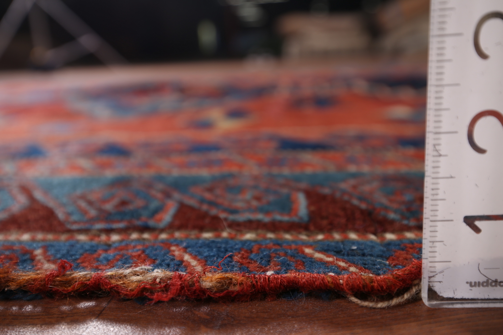 Antique Wool Russian Kazak Vegetable Dye Hand-knotted Carpet Area Rug 5×8