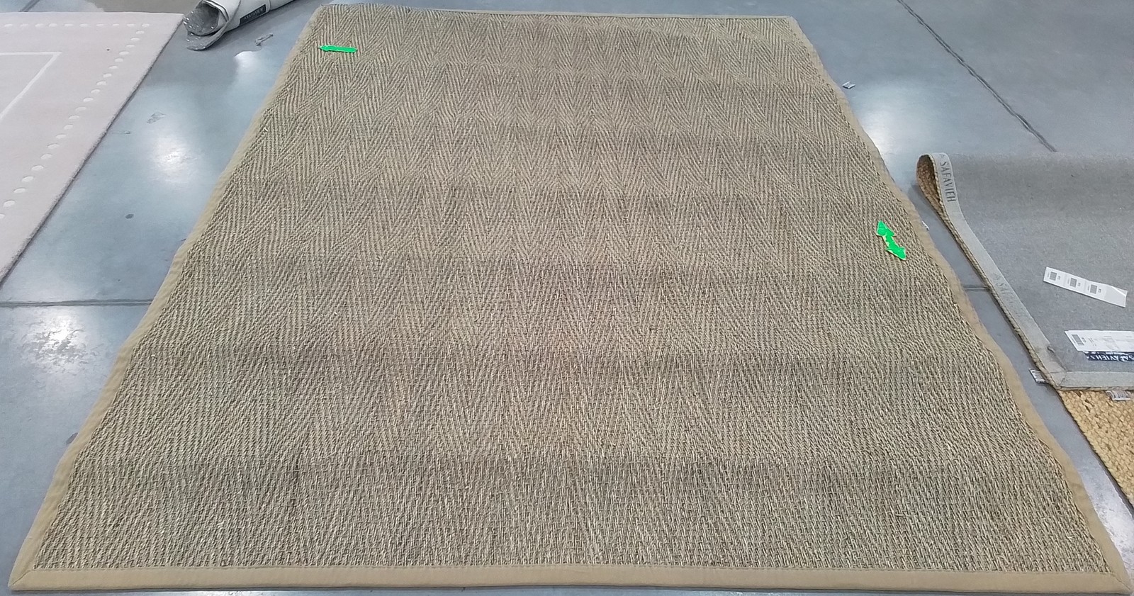 NATURAL / BEIGE 8′-0″ x 10′-0″ Flaw in Rug, Reduced Price 1172800356 NF115A-8