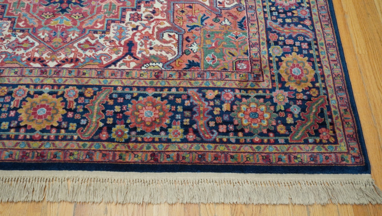 Authentic Karastan Herizz 700-726 Wool Room Size Rug 8’8″ x 12′ Excellent