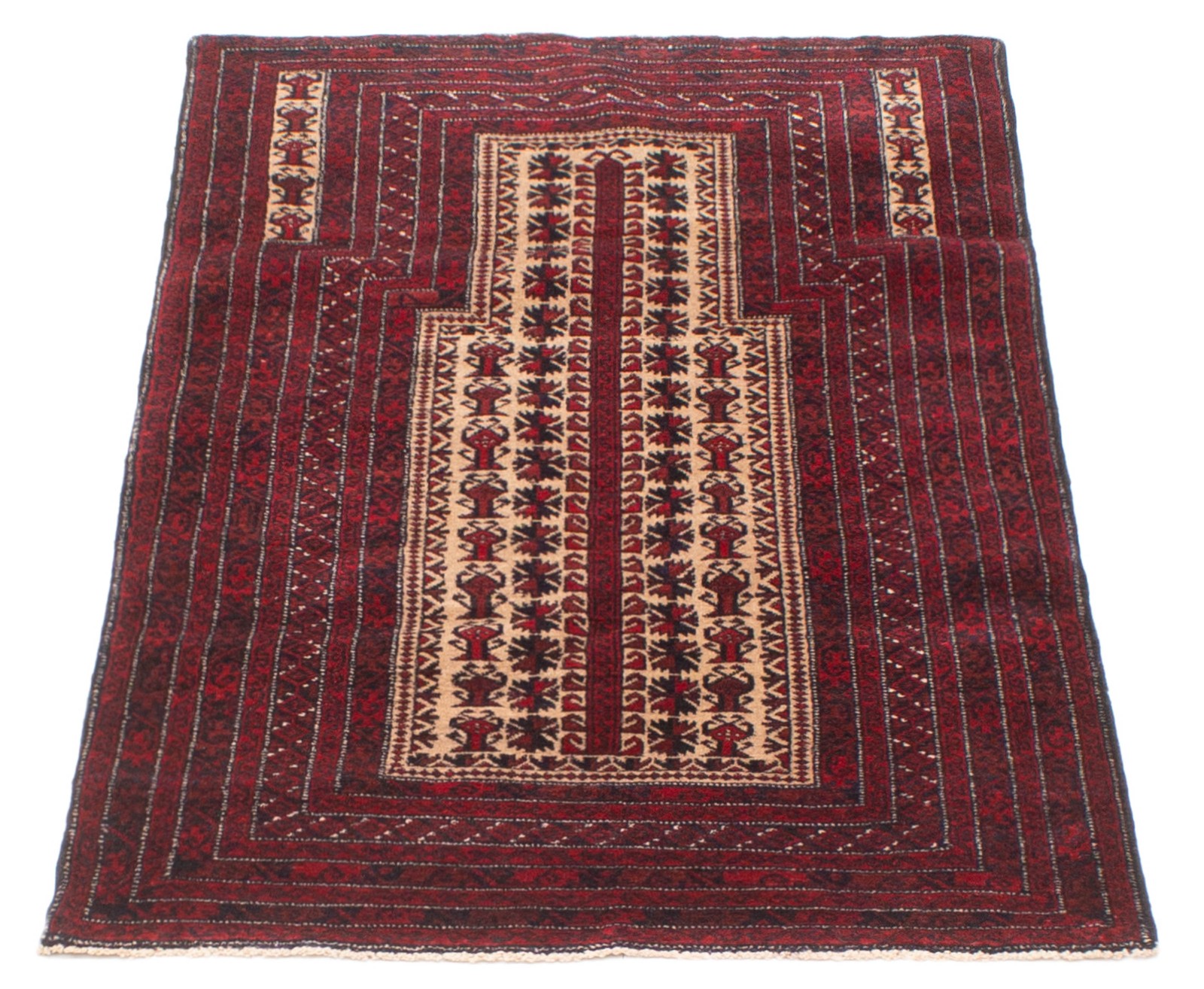 Traditional Vintage Hand-Knotted Carpet 3’0″ x 5’0″ Wool Area Rug