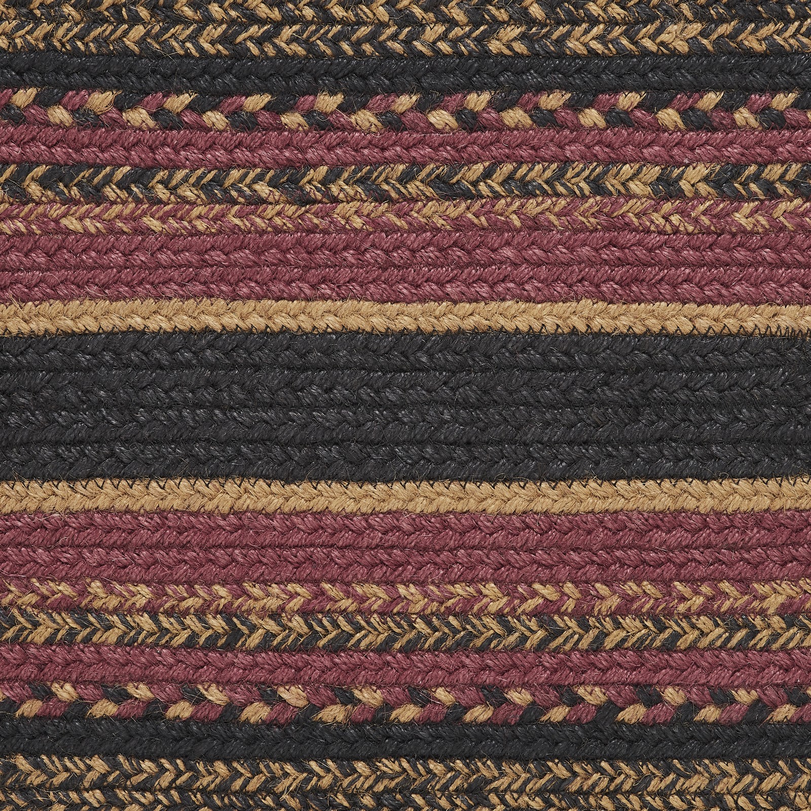 Accent Rug Heritage Farms Jute Primitive 36×60 Oval No Slip Pad Floor VHC Brands