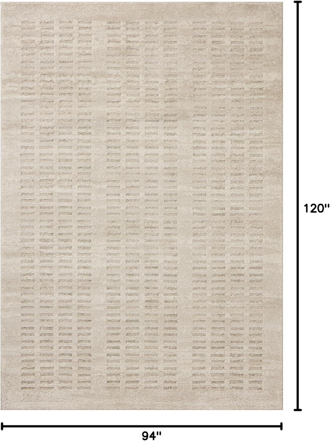 Loloi Amber Lewis Monty Collection MOT-03 Ivory/Beige 7′-10″ X 10′ Area Rug