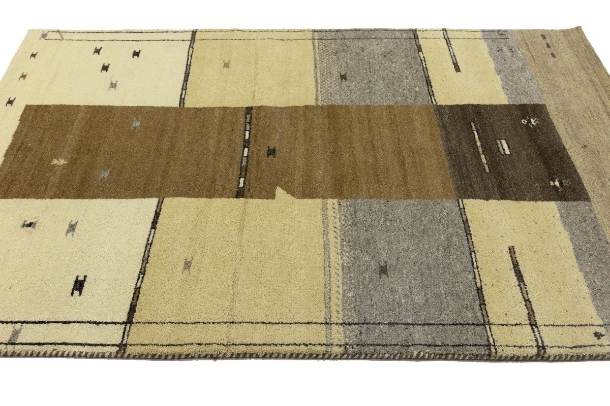 5’2X7’5 ft Multicolored Tribal Indo-Gabbeh Oriental Rug Kids Bedroom Carpet