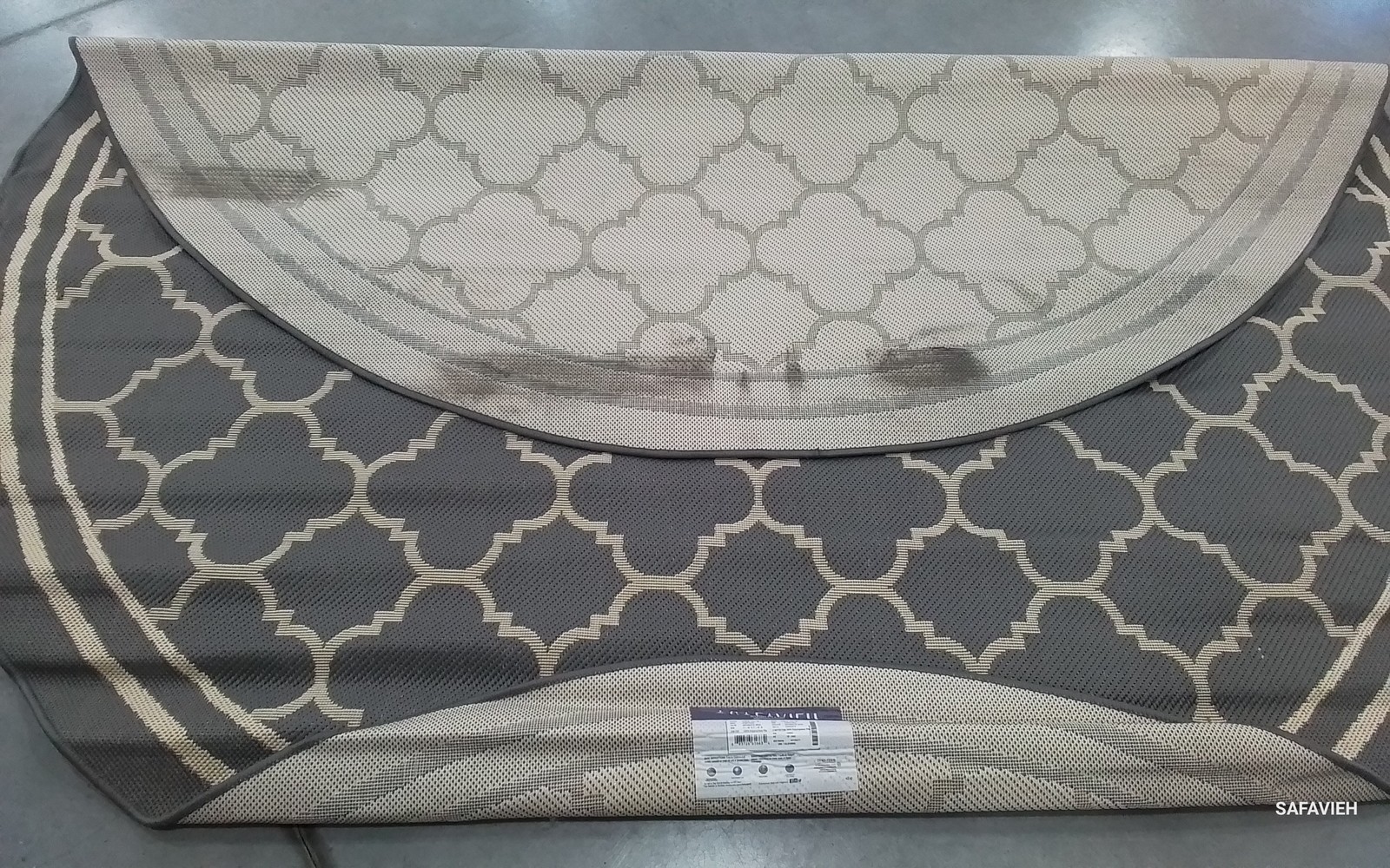 ANTH BEIGE 7′-10″ x 7′-10″ Back Stain Rug Reduced Price 1172795290 CY6918-246-8R