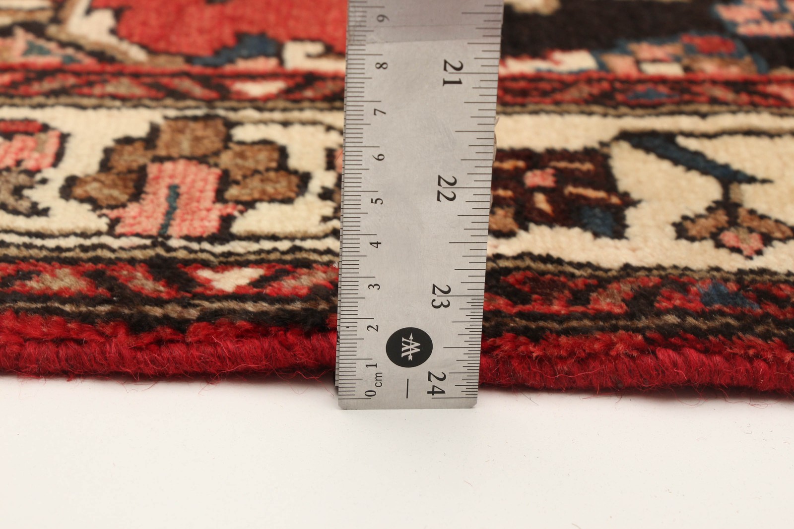 Vintage Hand-Knotted Area Rug 3’5″ x 9’6″ Traditional Wool Carpet