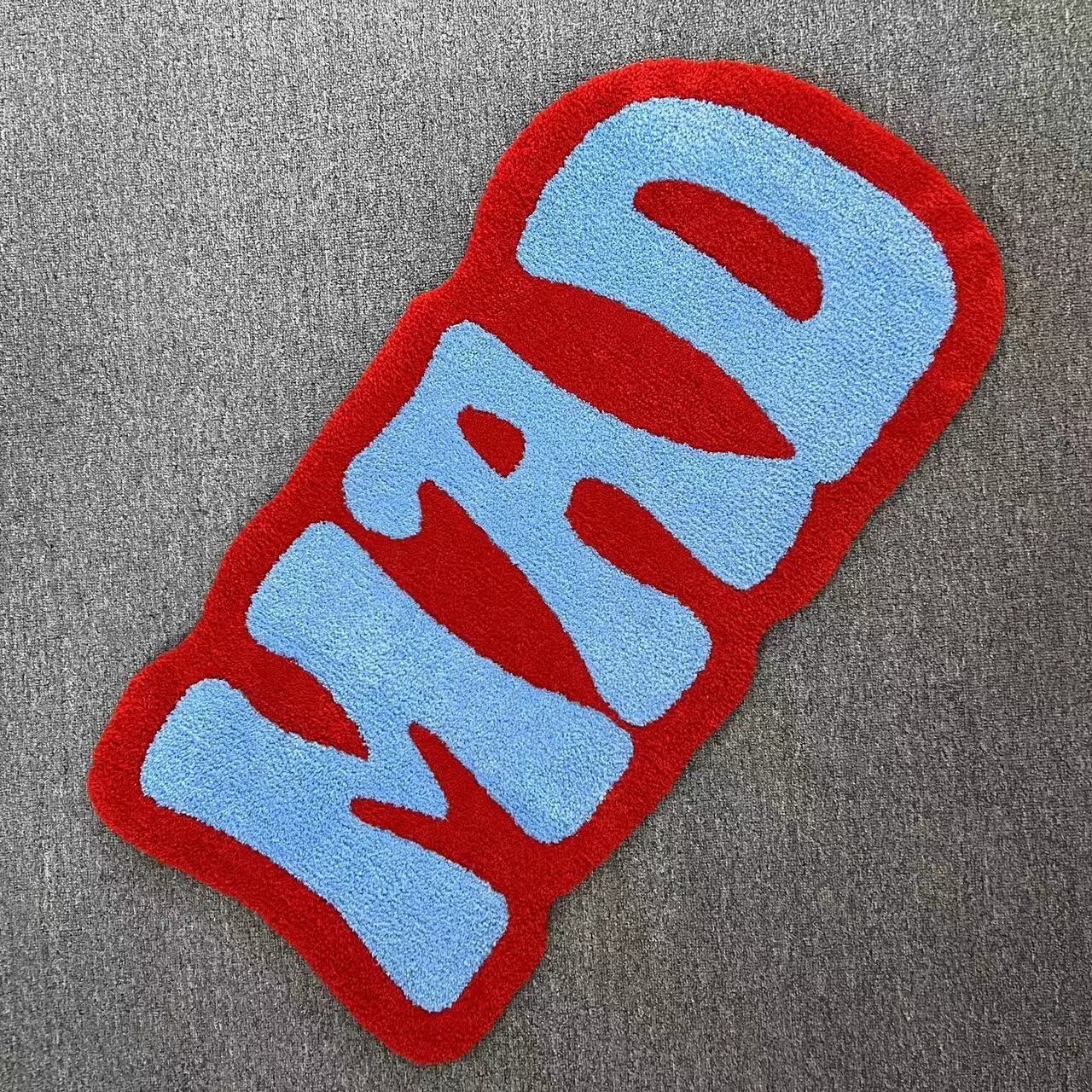 Custom Name Tag Tufted Rug Design | Personalized Shape Anime Hand Tufted Rug