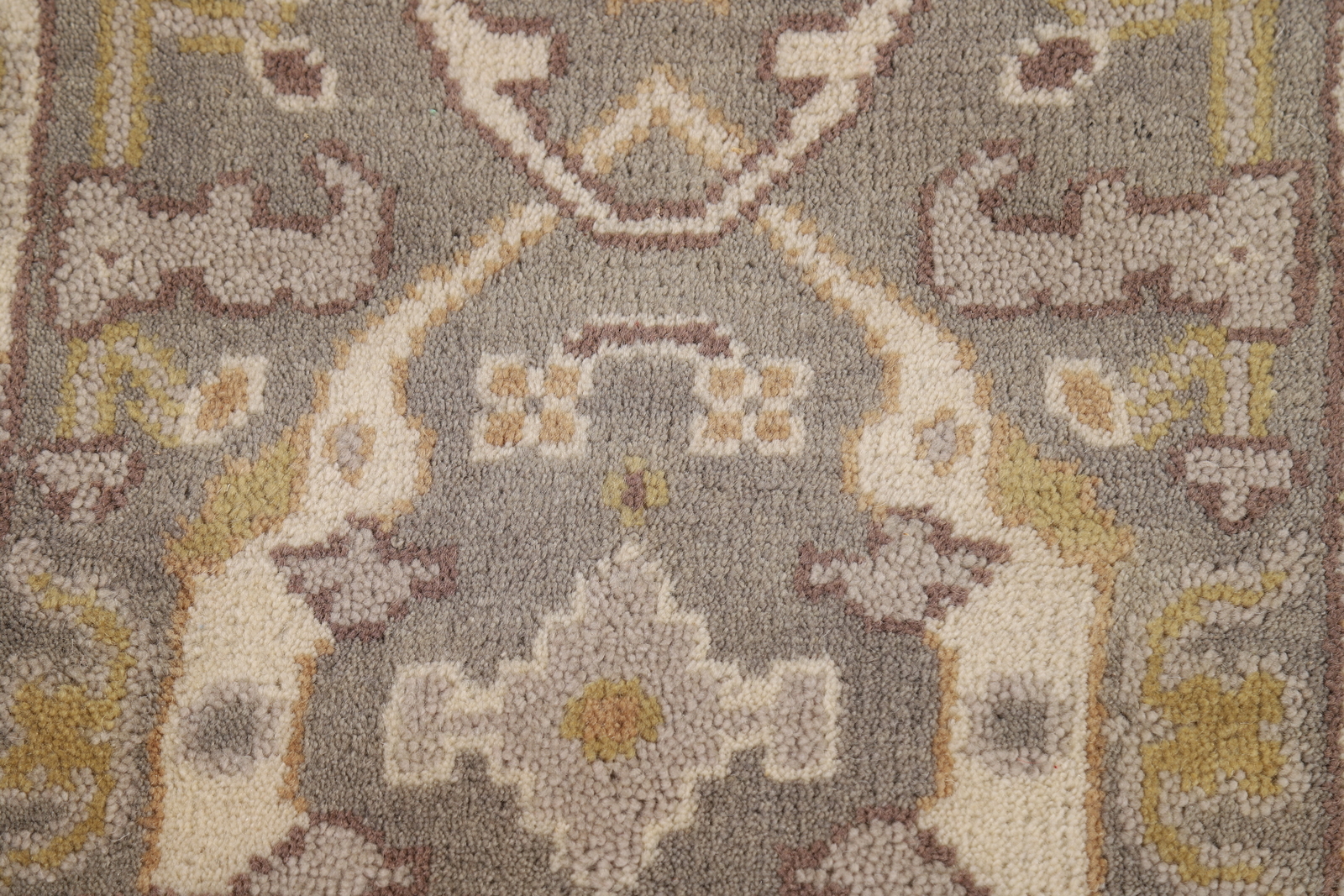 Luxurious Handcrafted Oushak Indian 10′ Runner Rug Thick Plush 3×10 ft.
