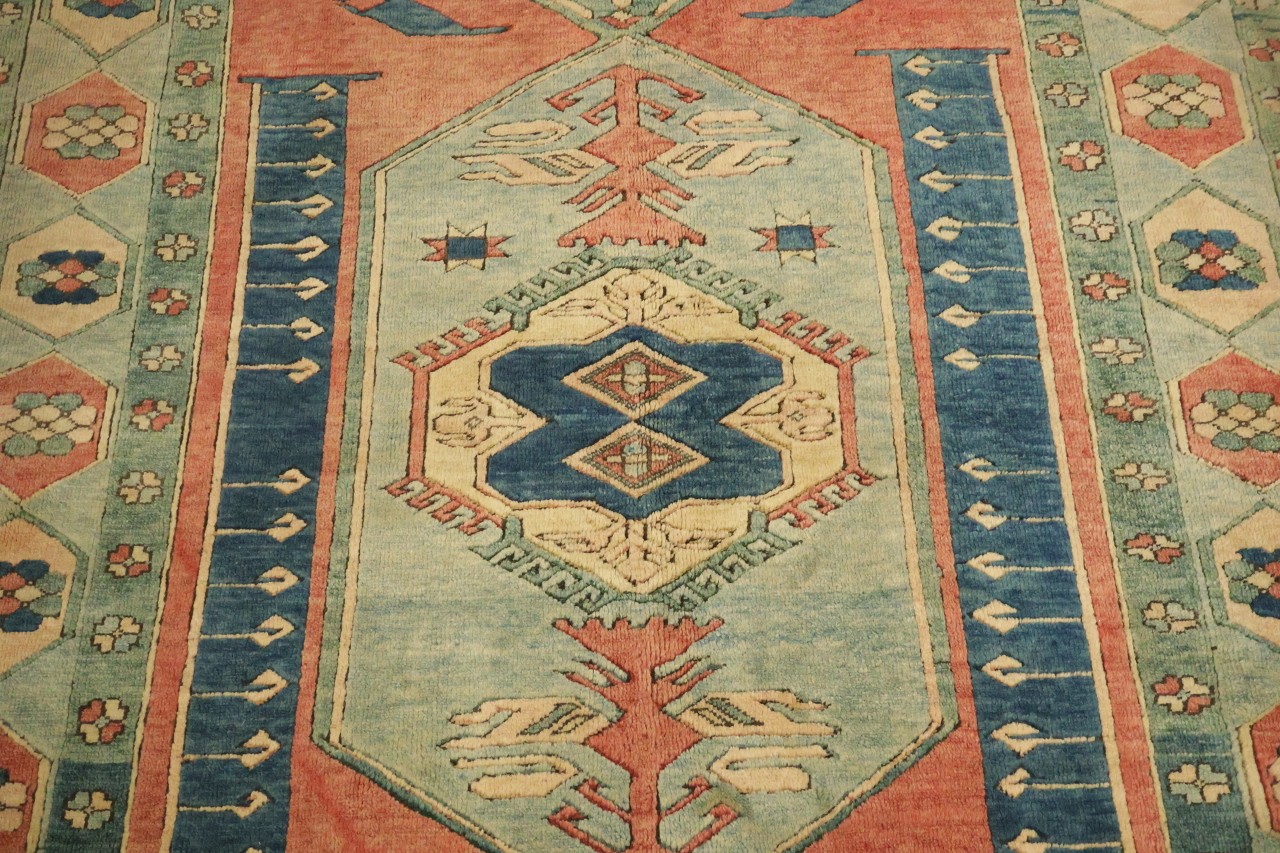 Heritage Inspired 6×8 Anatolian Rug Hand-Knotted Wool in Medallion Design