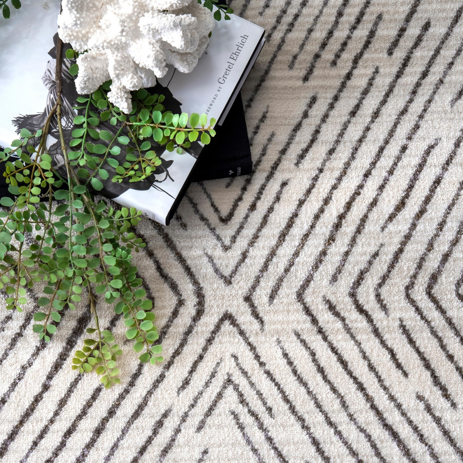 Nuloom Fringed Performance Jazlyn Beige/Ivory 4 X 6 Abstract Soft And Cozy High