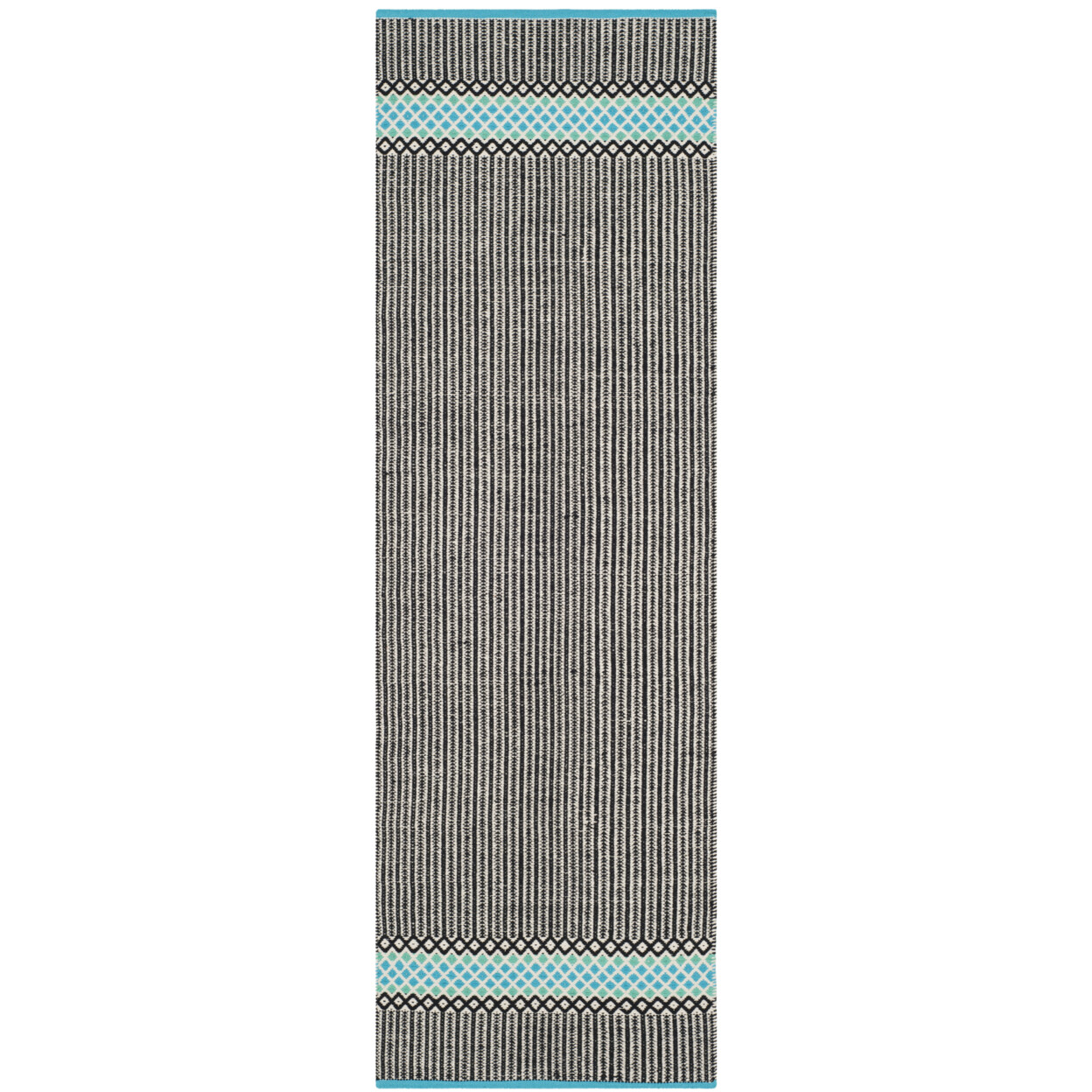 SAFAVIEH Montauk MTK820H Handwoven Turquoise / Multi Rug