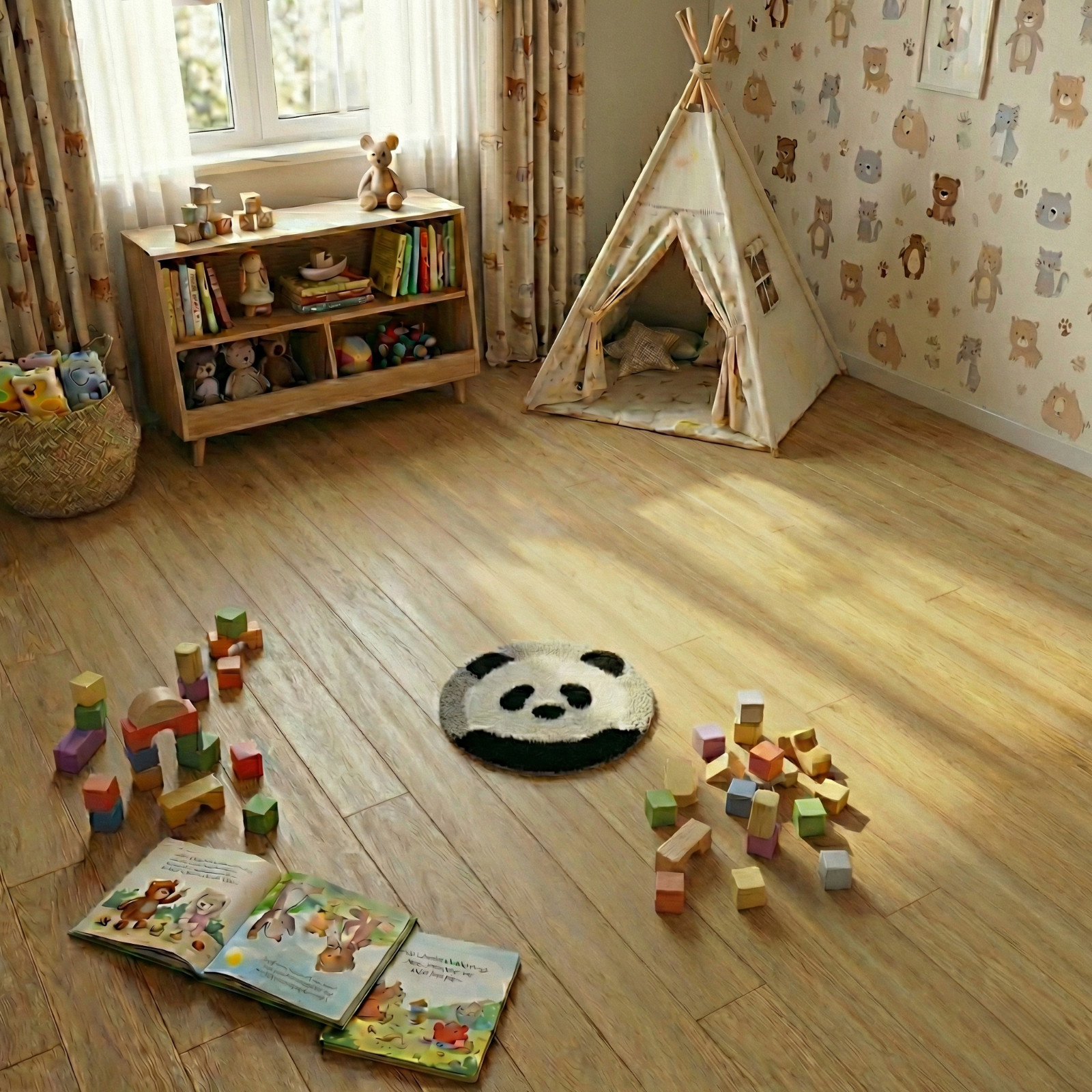 Small Round Rug 16″ – Cute Cartoon Accent Rug for Kids Room, Different Patterns