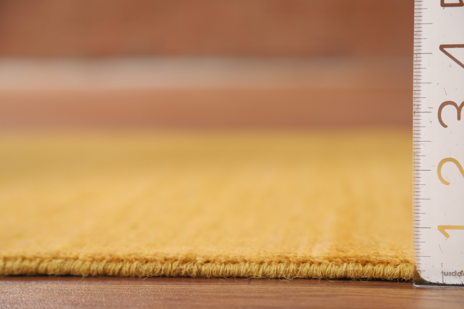 Contemporary Gabbeh Solid Design Wool Rug Perfect for Any Space 5′ 0″ x 2′ 11″