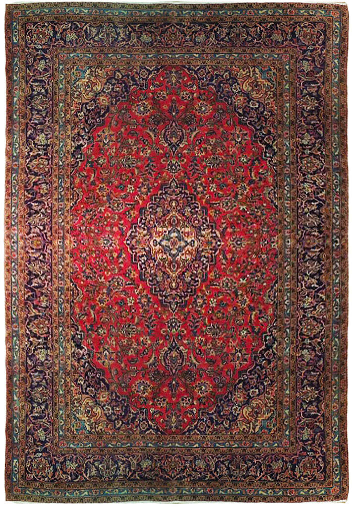 8′ x 12′ Red Classic Perssiaan Kashhan Rug 73998
