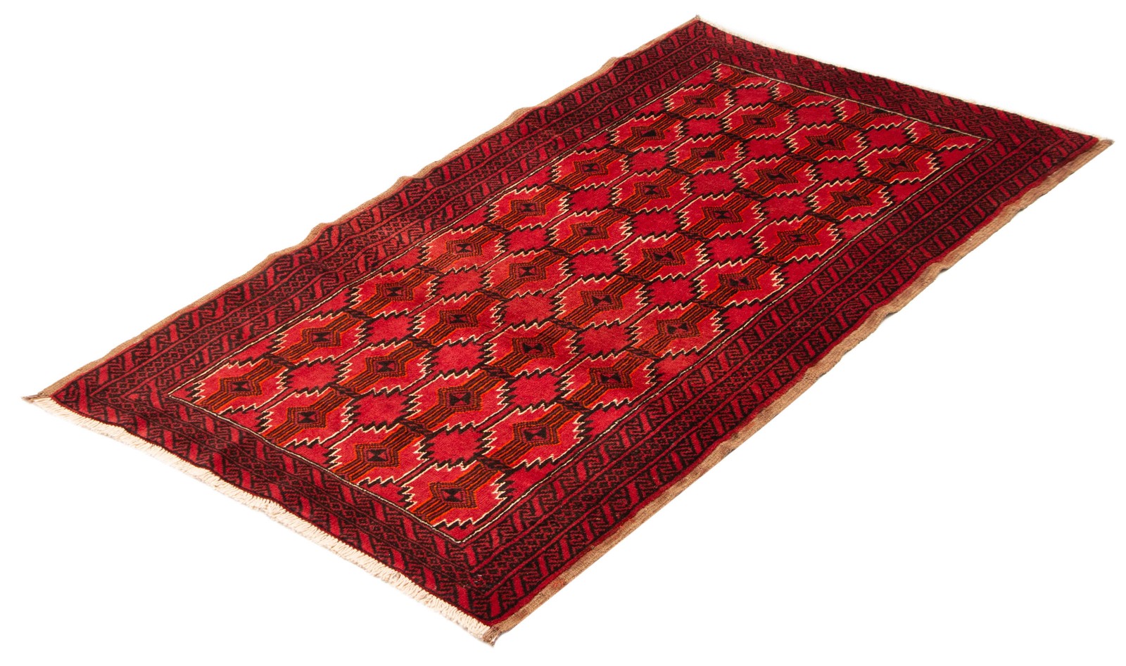 Vintage Oriental Hand-Knotted Carpet 3’6″ x 6’9″ Traditional Wool Area Rug