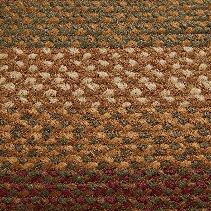 Tea Cabin Charcoal Area Oval 24″ x 36″. INCLUDES Rug Pad. VHC Brands.