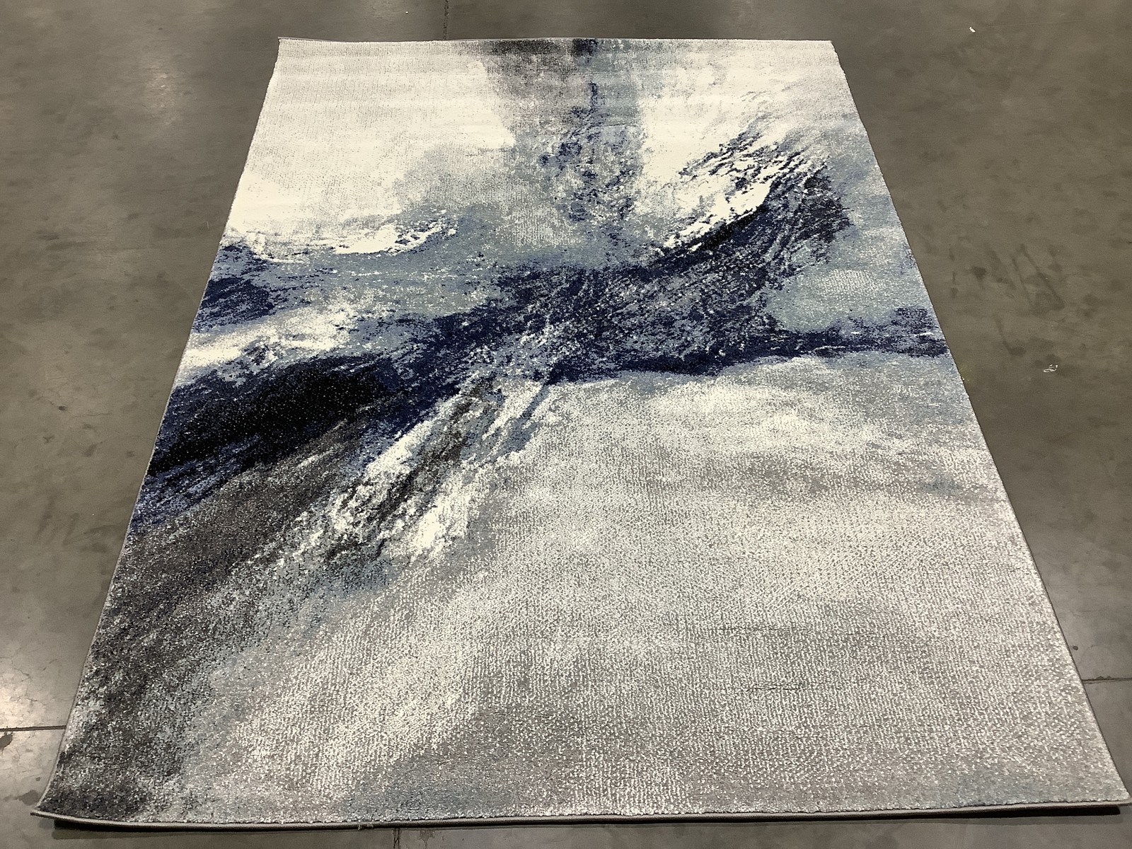 BLUE / GREY 5′-3″ x 7′-6″ Flaw in Rug, Reduced Price 1172685832 GAL117M-5