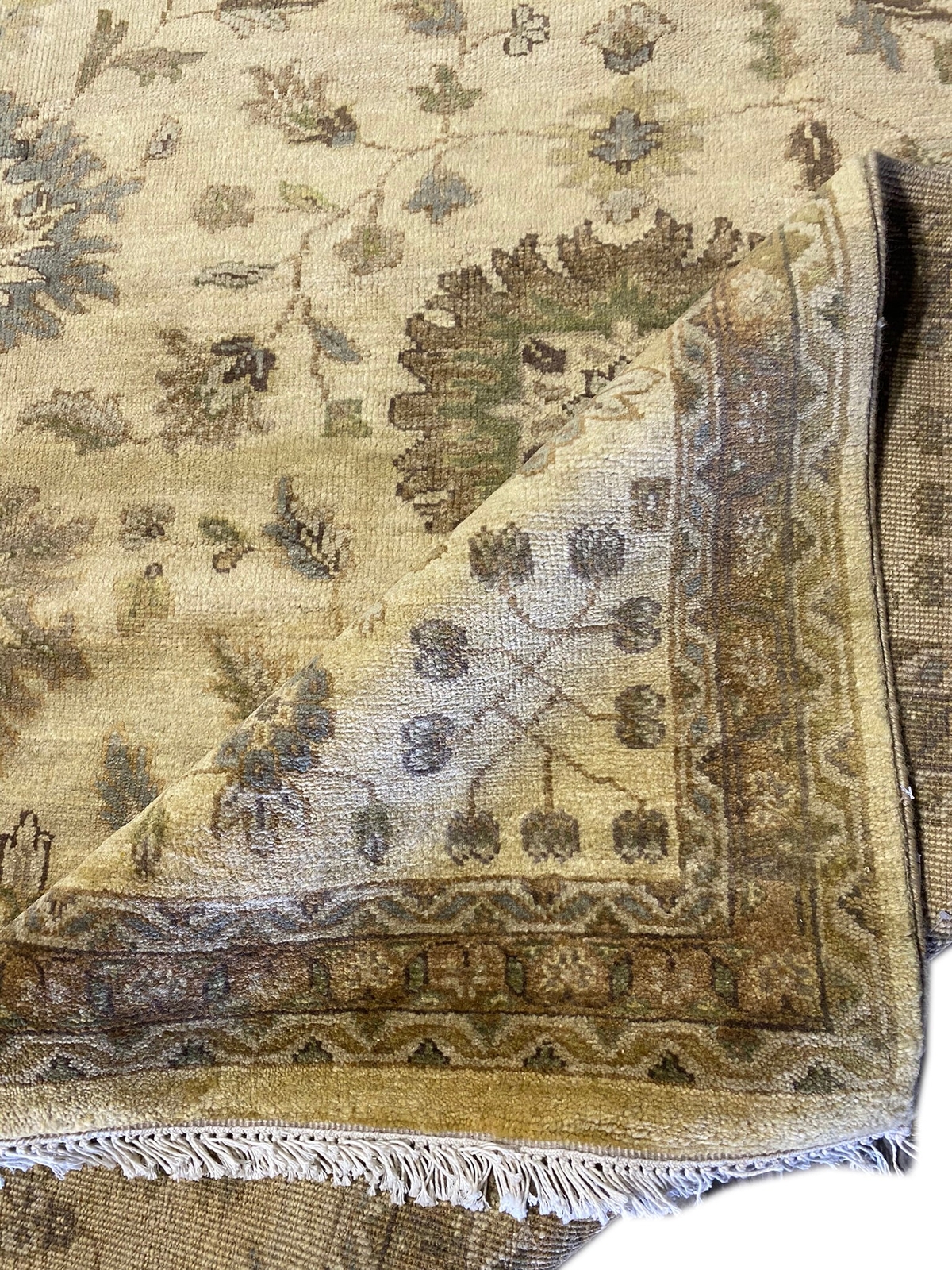 8×10′ New Handmade Agra Oushak Wool Rug # F-6440