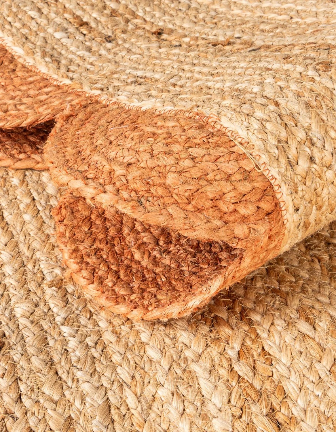 Sivi Handmade Scallop Braided Jute Rug – Natural Jute Area Rug