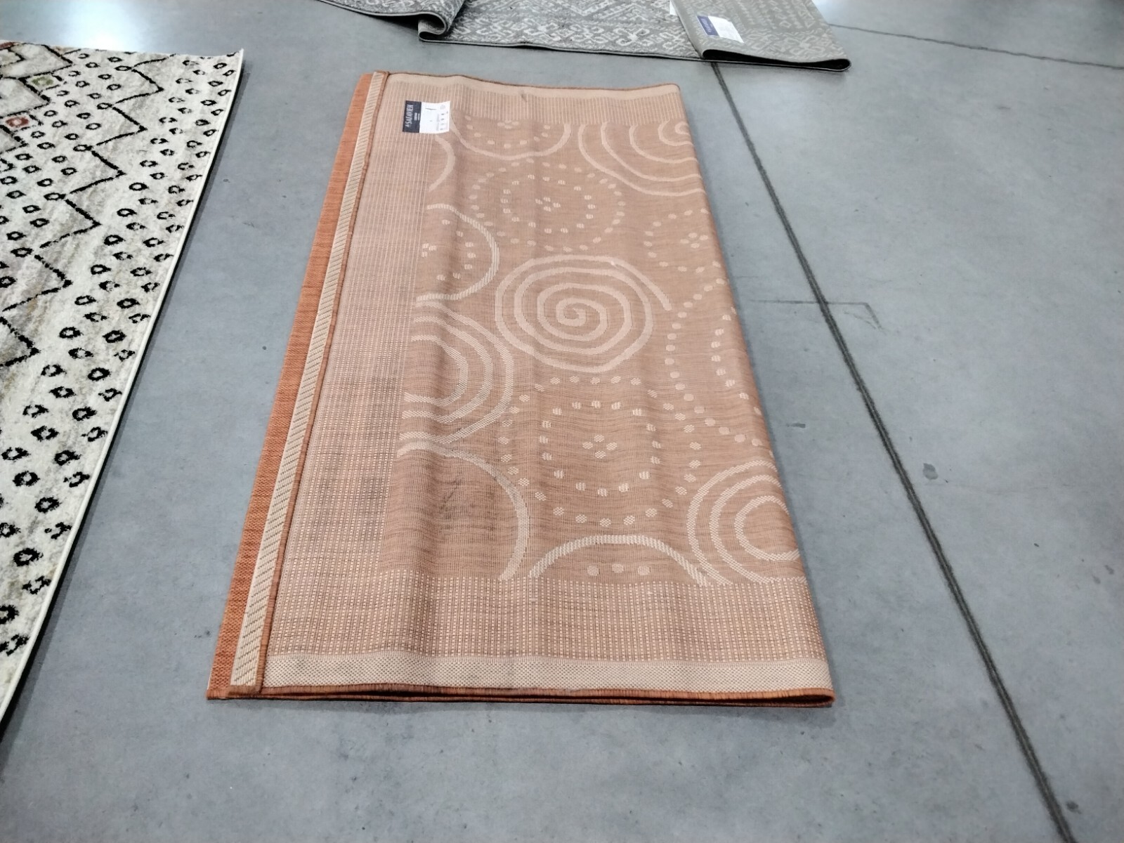 TERRACOTTA 6′-7″ X 6′-7″ Damaged Rug Reduced Price 1172727751 CY1906-3202-7SSQ