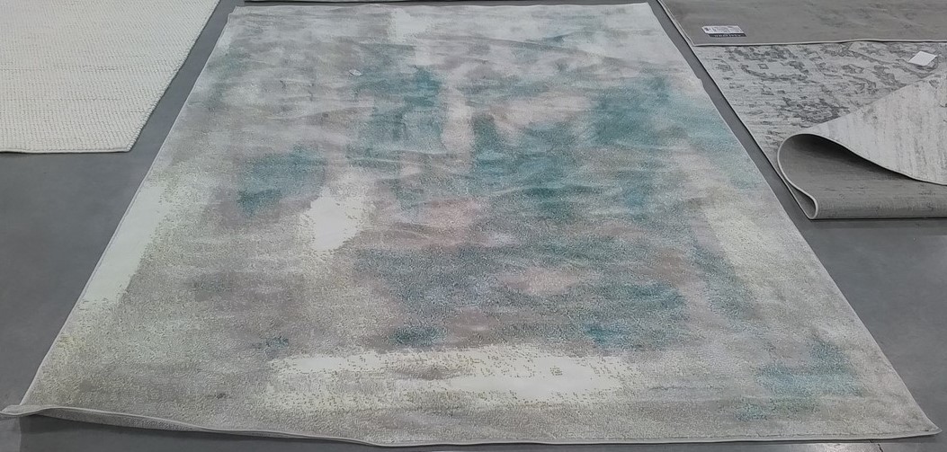 GREY / GREEN 8′-0″ x 10′-0″ Back Stain Rug, Reduced Price 1172806386 SKY141F-8