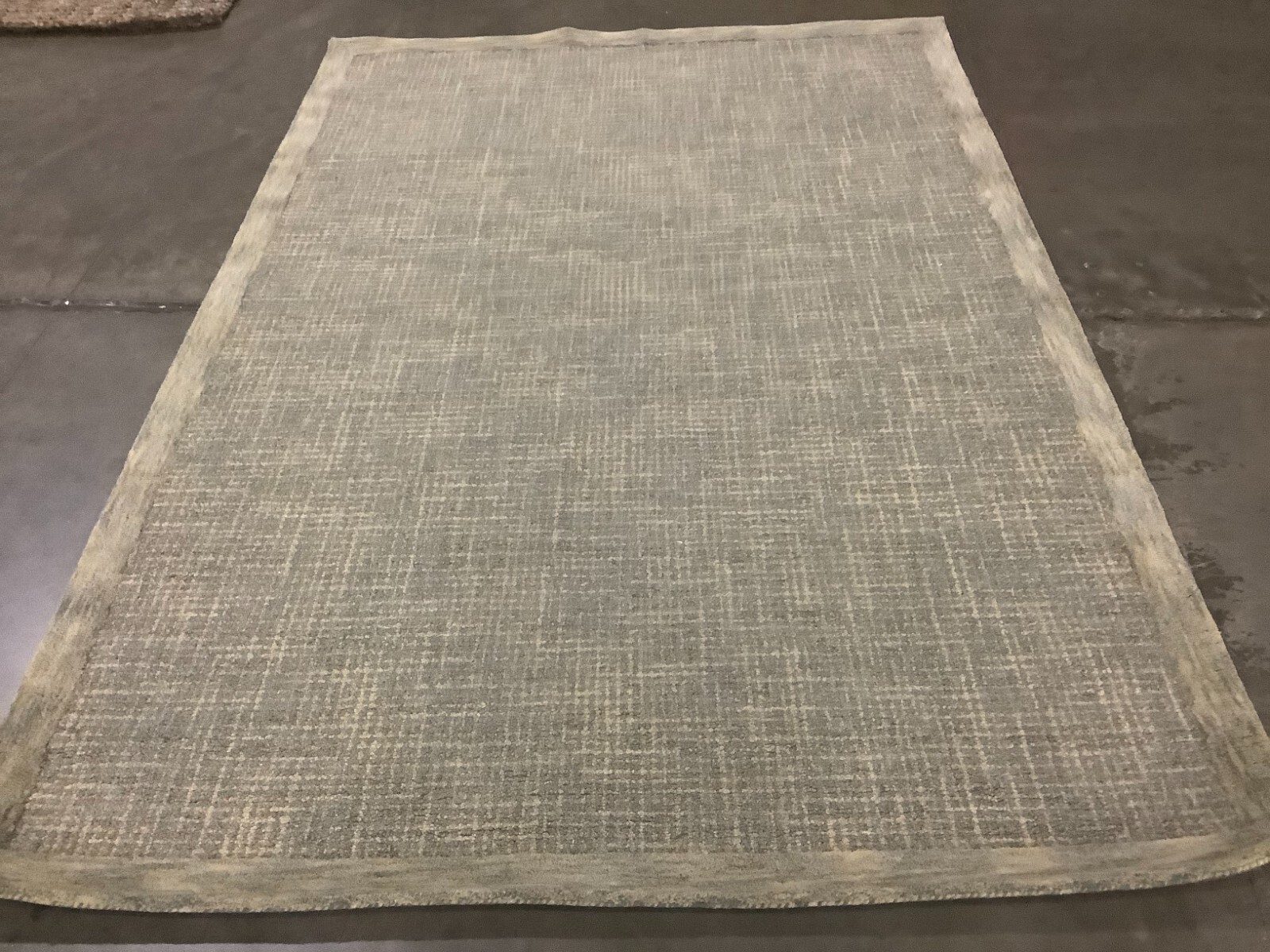 GOLD / GREY 6′-0″ x 9′-0″ Stained Rug, Reduced Price 1172668852 ABT220B-6