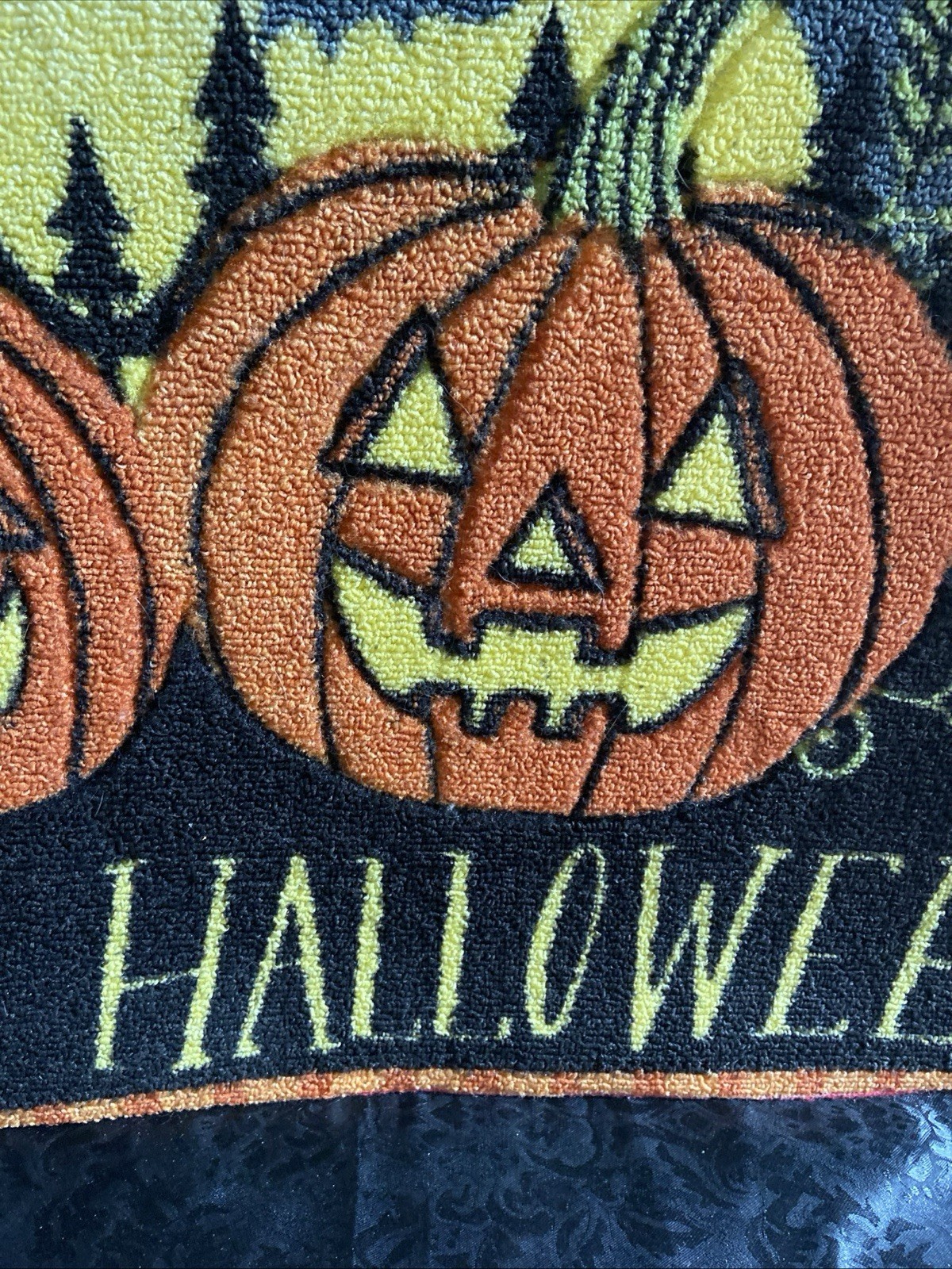 Happy Halloween Pumpkin Printed Area Rug 20×30 Celebrate Halloween 2gether