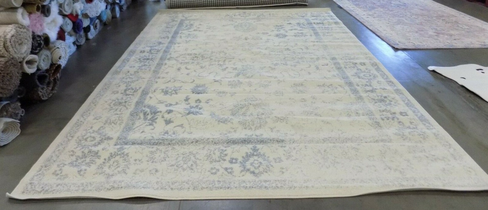 IVORY / SLATE 9′ X 12′ Stained Rug Reduced Price 1172589338 ADR109S-9