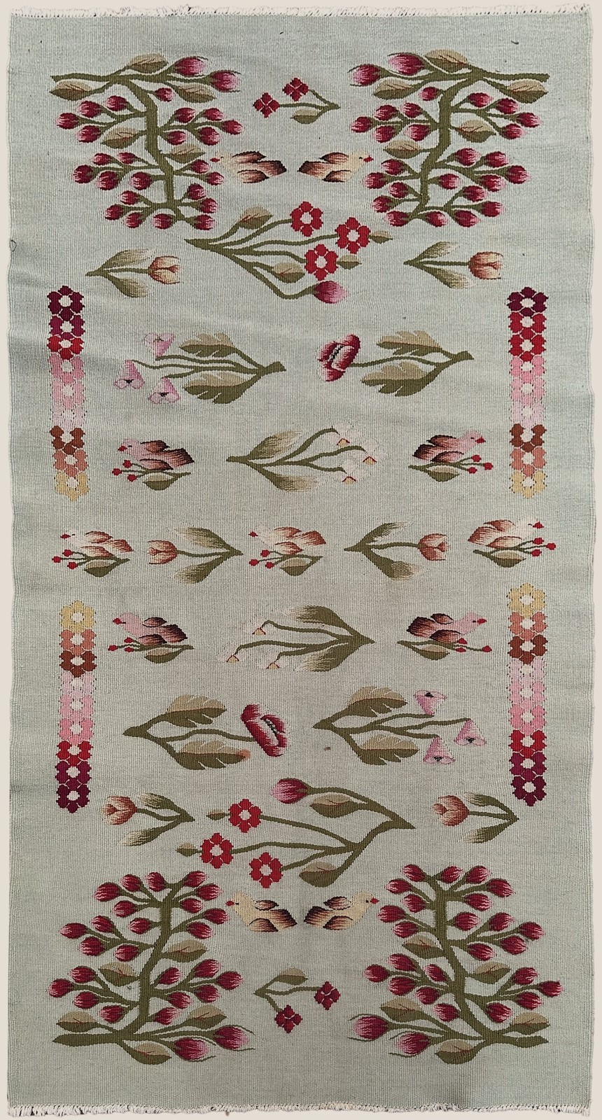 3X5 Vintage Bessarabian Kelim Rug Mid 20th Century 76cm x 147cm