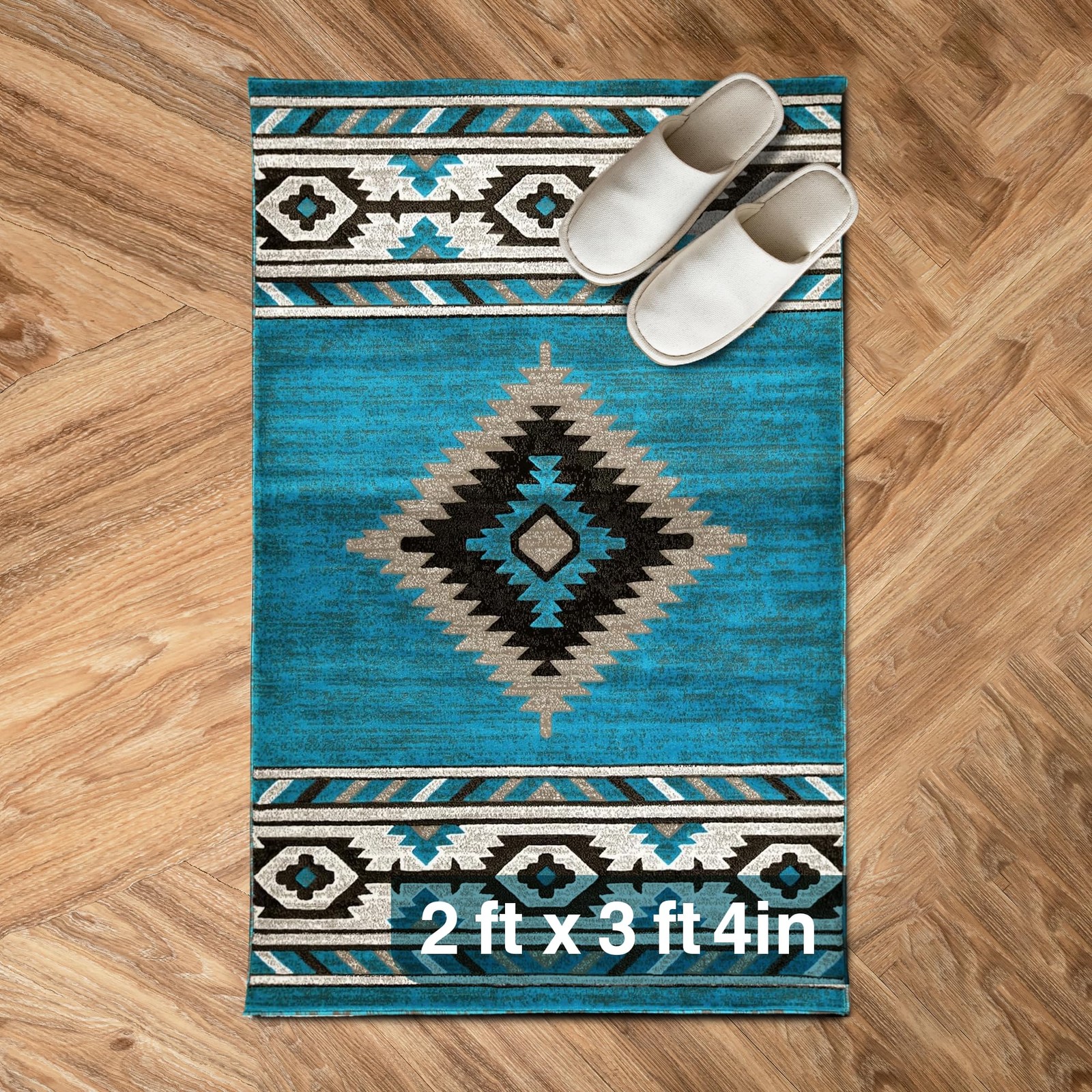 Southwestern Area Rug – Anti Static, Washable, Soft Native Tribal Floor Rugs …