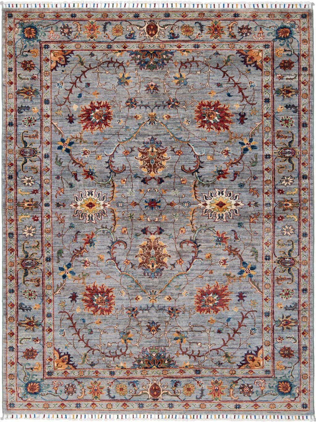 Ziegler Premium Hand-Knotted 202X156 Cm Oriental Carpet, Fine, Carpet, Rug, Blue